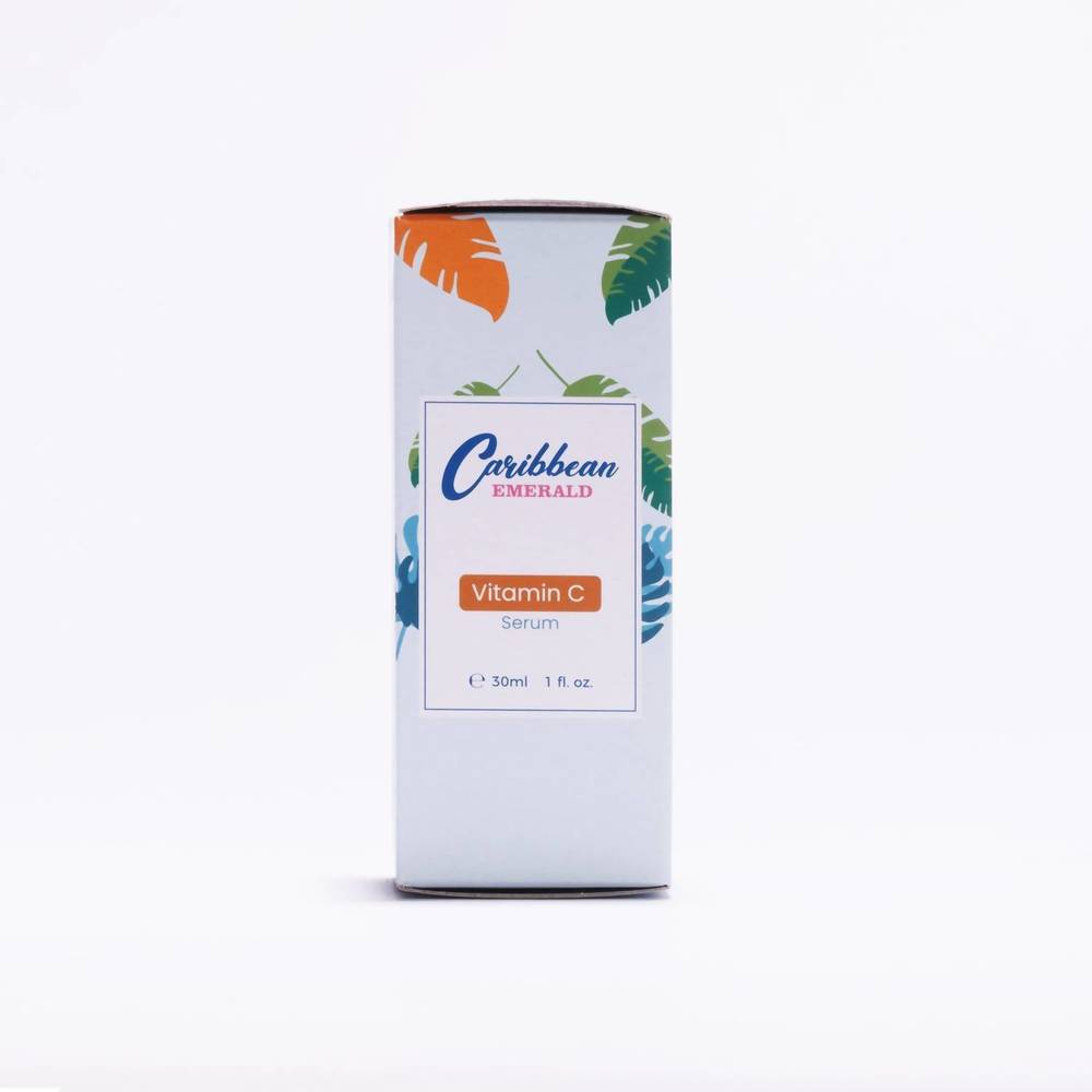 NEW CARIBBEAN EMERALD vitamin c serum in white